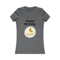 Birthday Slice Tee — "Happy Birthday" Cake Graphic Women's Shirt