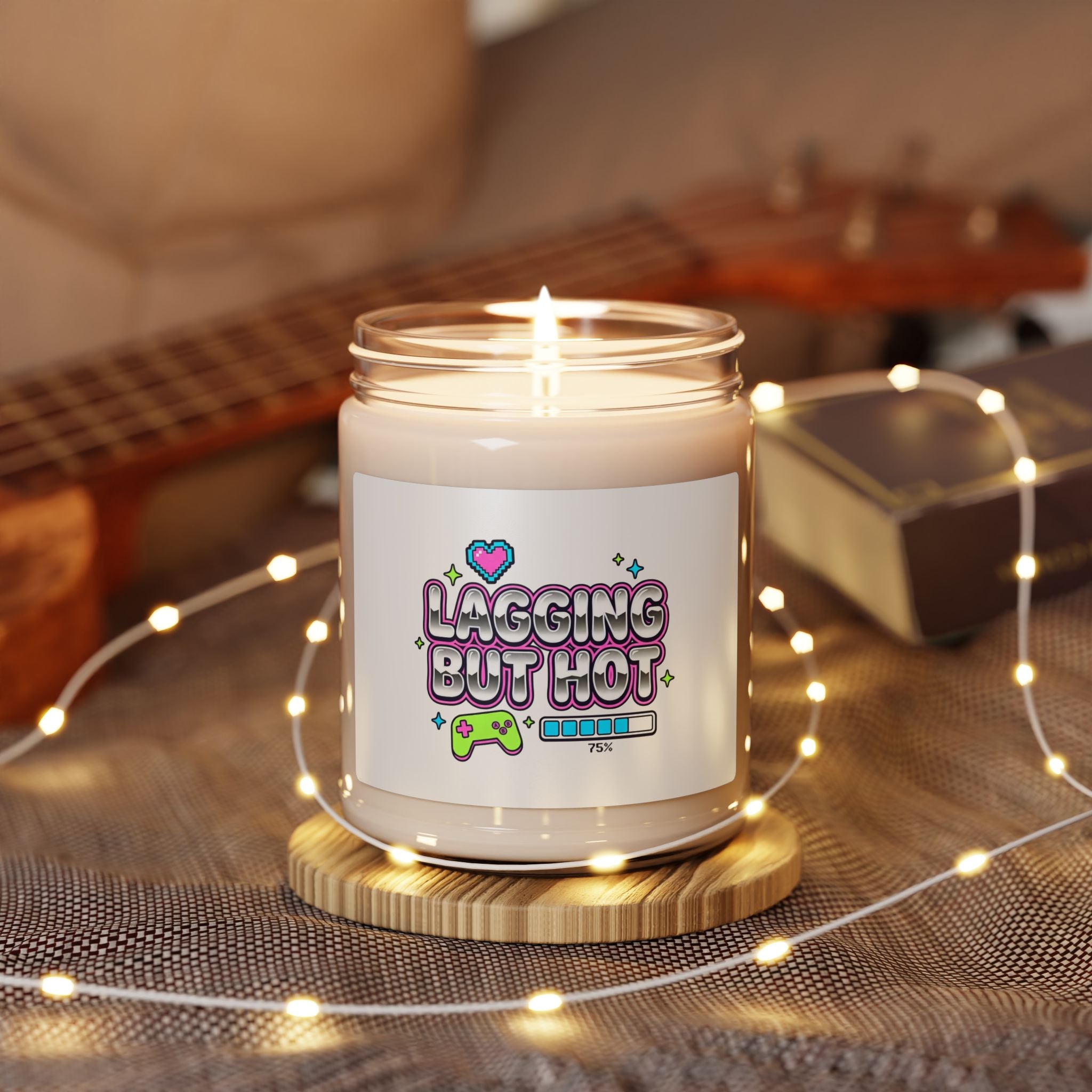 Lagging But Hot Candle | Soy Candle, Y2K Rhinestone Style