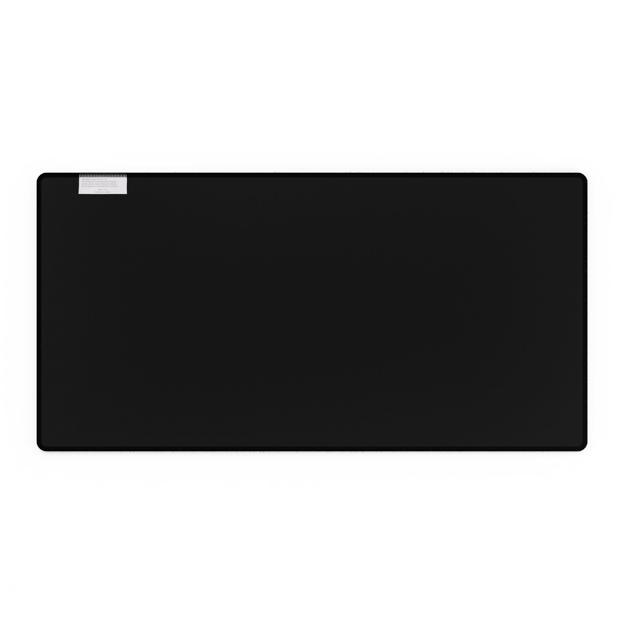 Water Droplets Black Desk Mat — "Print it your way" Custom Gaming Desk Pad