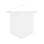 Custom Printed Pennant Banner — Personalized Wall Pennant, 'Print It Your Way'