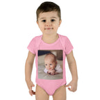 Personalized Photo Infant Bodysuit — Custom Baby Picture Onesie