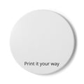 Custom Ceramic Coaster – Personalized Round Cork-Back Drink Mat (Print It Your Way)