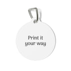 Custom Round Pet Tag – Personalized Engraved ID Tag (Print It Your Way)