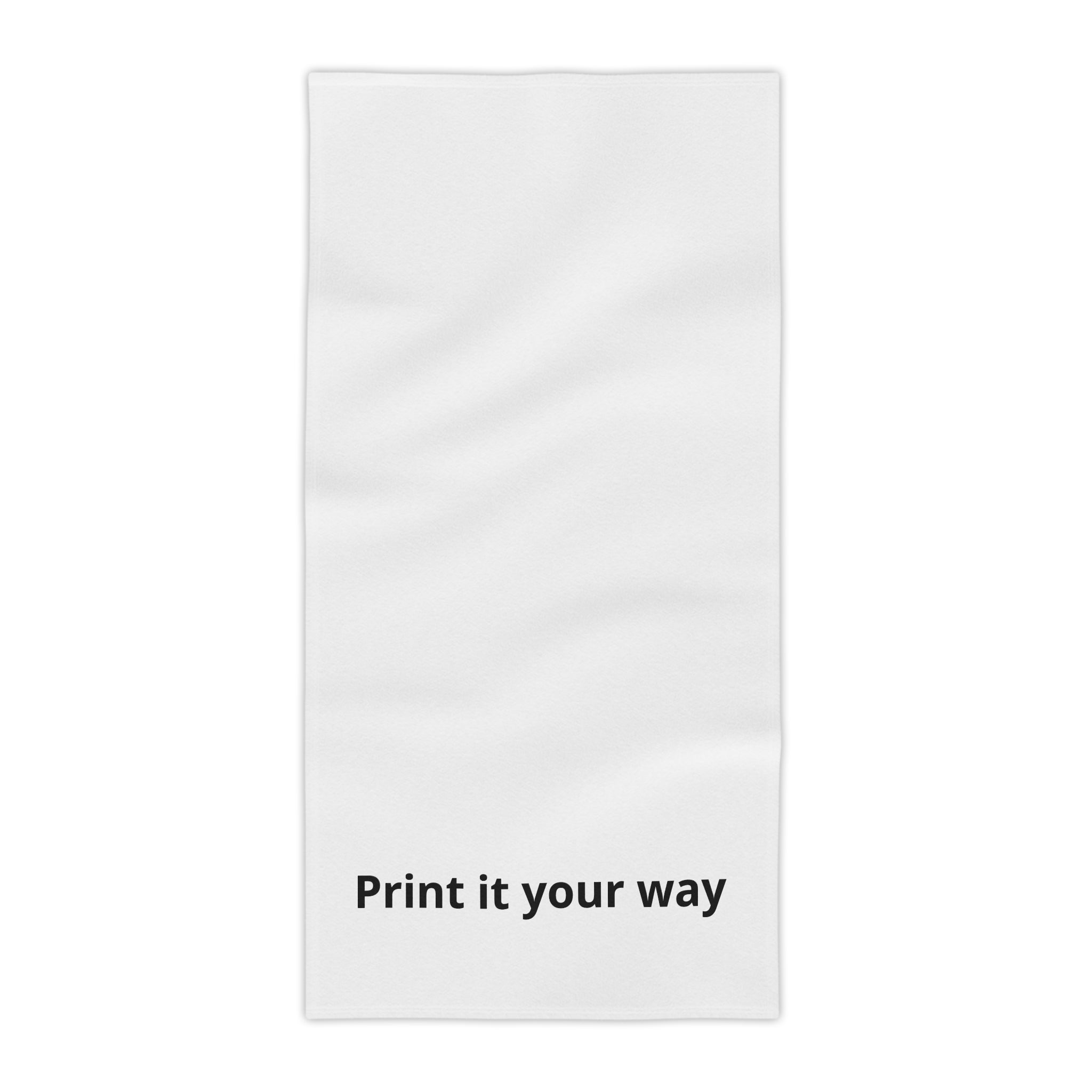 Customizable Beach Towel — "Print it your way" Personalized Summer Towel