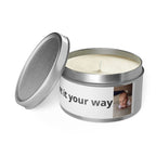 Personalized Tin Candle — Custom Photo & Text Scented Candle Gift