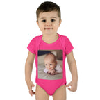 Personalized Photo Infant Bodysuit — Custom Baby Picture Onesie