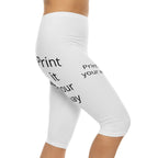 Capri Leggings — Custom “Print It Your Way” White Capri Leggings
