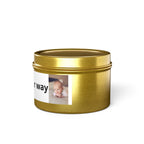 Personalized Tin Candle — Custom Photo & Text Scented Candle Gift