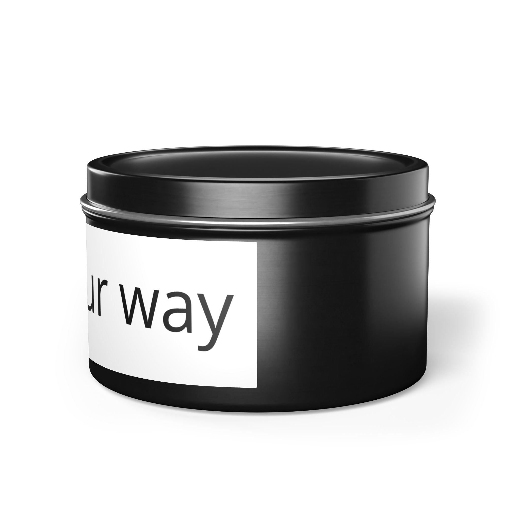 Customizable Tin Candle — 'Print it your way' Personalized Scented Tin