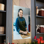 Matte Poster — Female Home Chef Portrait Kitchen Wall Art