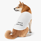 Custom Pet Tank Top - Personalized 'Print It Your Way' Dog Shirt