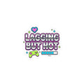 Lagging But Hot Kiss-Cut Sticker | Y2K, bubblegum glitter, cyber gamer