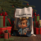 Personalized Kids Gift Bag - 'Print it your way' Drawstring Favor Pouch