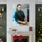 Matte Poster — Female Home Chef Portrait Kitchen Wall Art