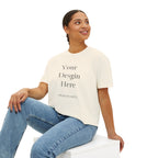 Boxy Tee — Minimal Women's Cropped T-Shirt (Custom Design)