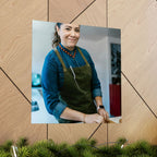 Matte Poster — Female Home Chef Portrait Kitchen Wall Art