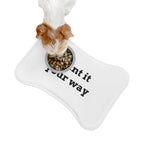 Custom Pet Feeding Mat — Personalized Dog & Cat Bowl Placemat ("Print it your way")