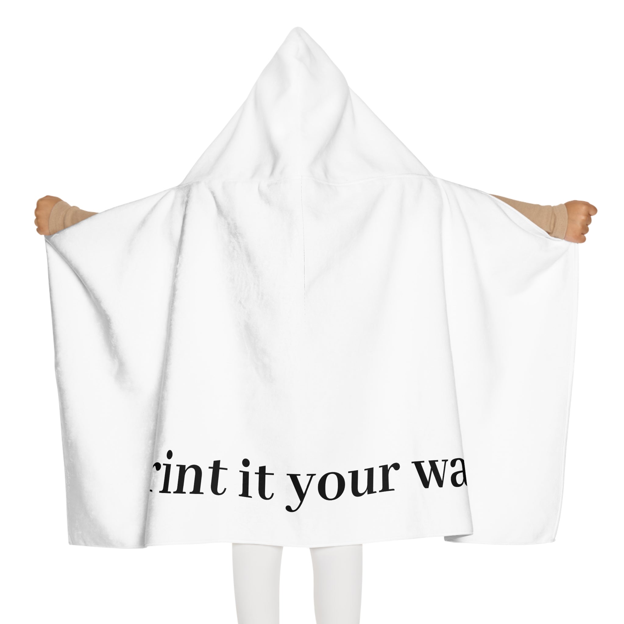 Youth Hooded Towel — Custom "Print it your way" Beach & Bath Wrap