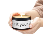 Customizable Tin Candle — 'Print it your way' Personalized Scented Tin
