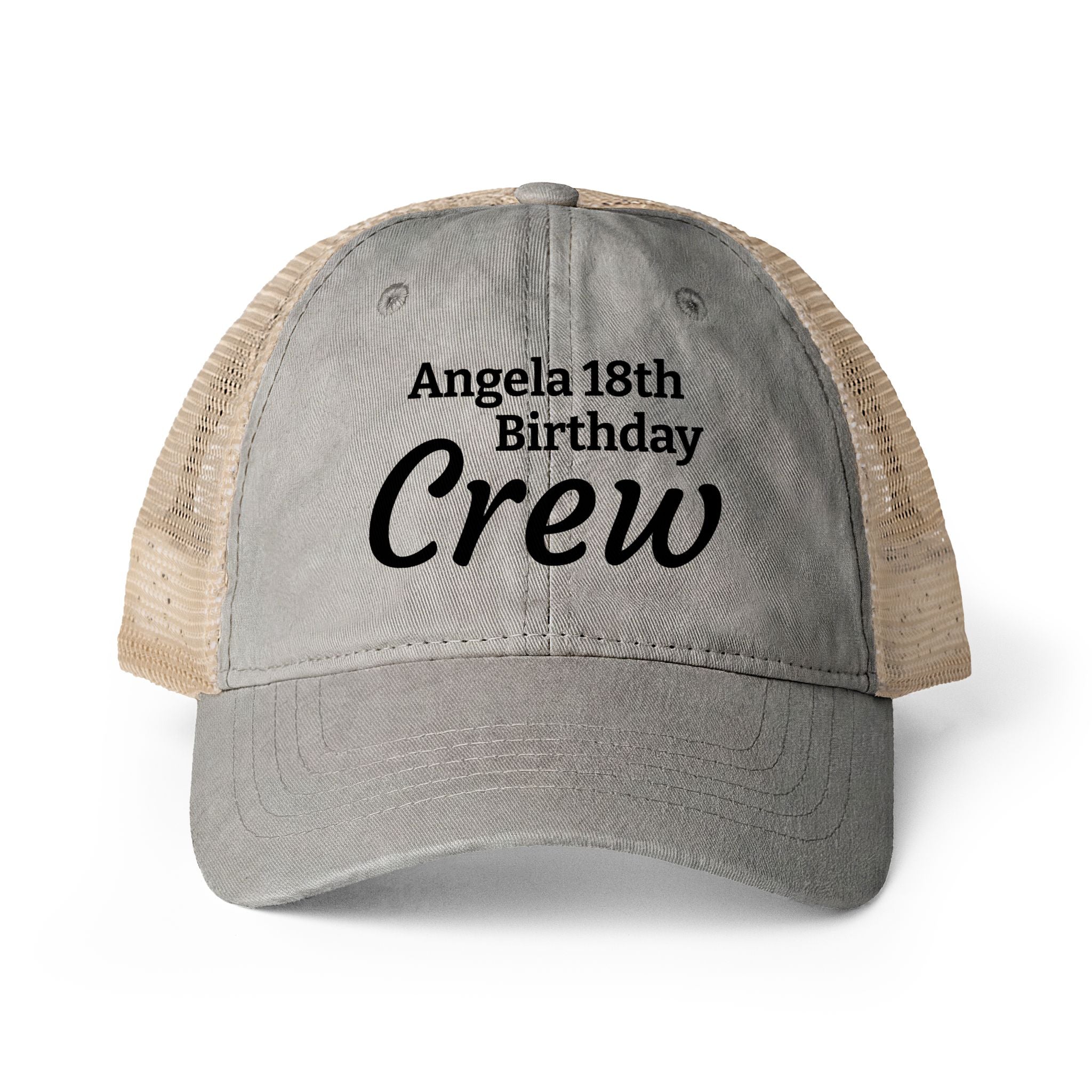 Women's Washed Mesh-Back Cap