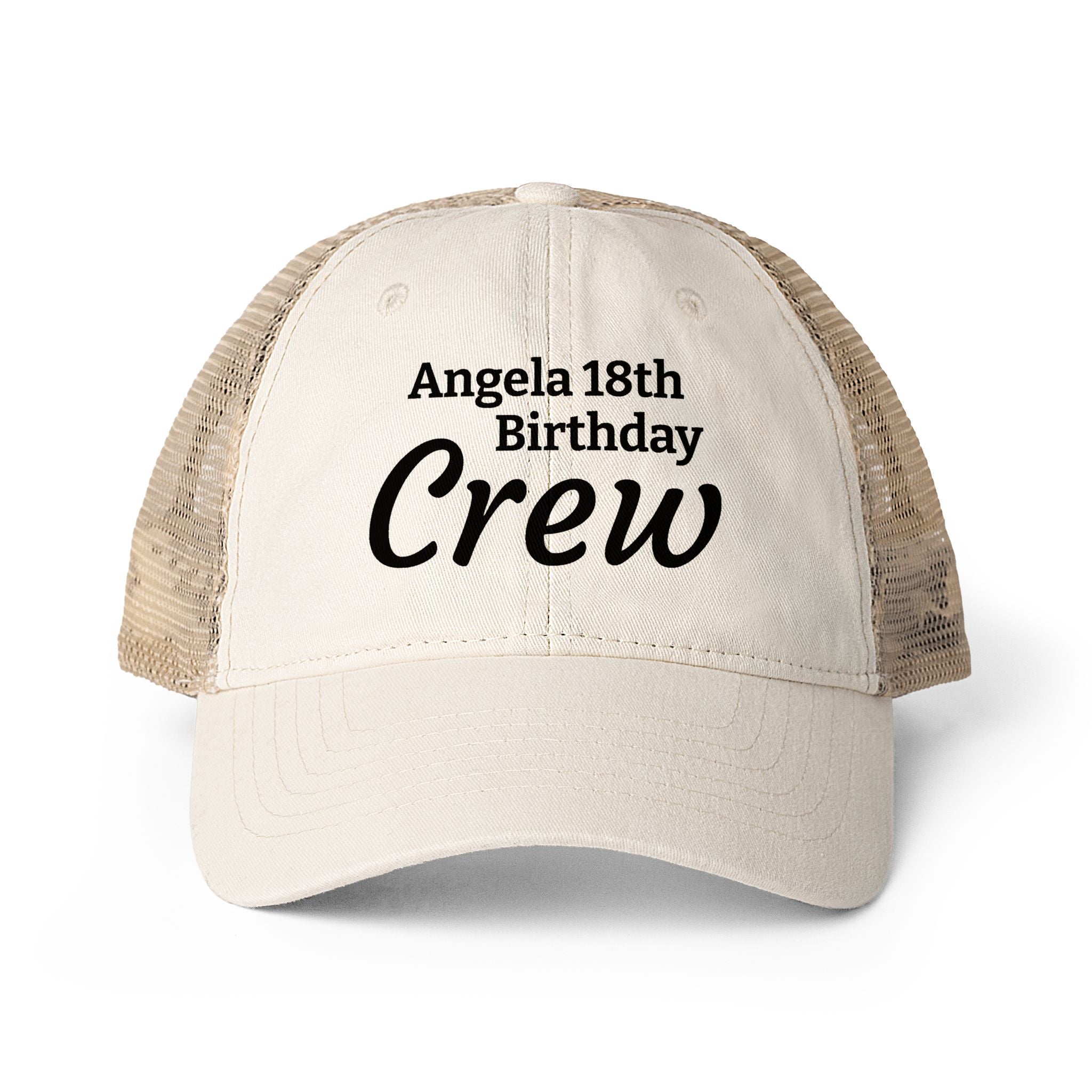 Women's Washed Mesh-Back Cap