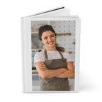 Hardcover Journal — Personalized Photo Matte Hardcover Notebook for Memories & Gifts