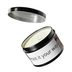 Personalized Tin Candle — Custom Photo & Text Scented Candle Gift