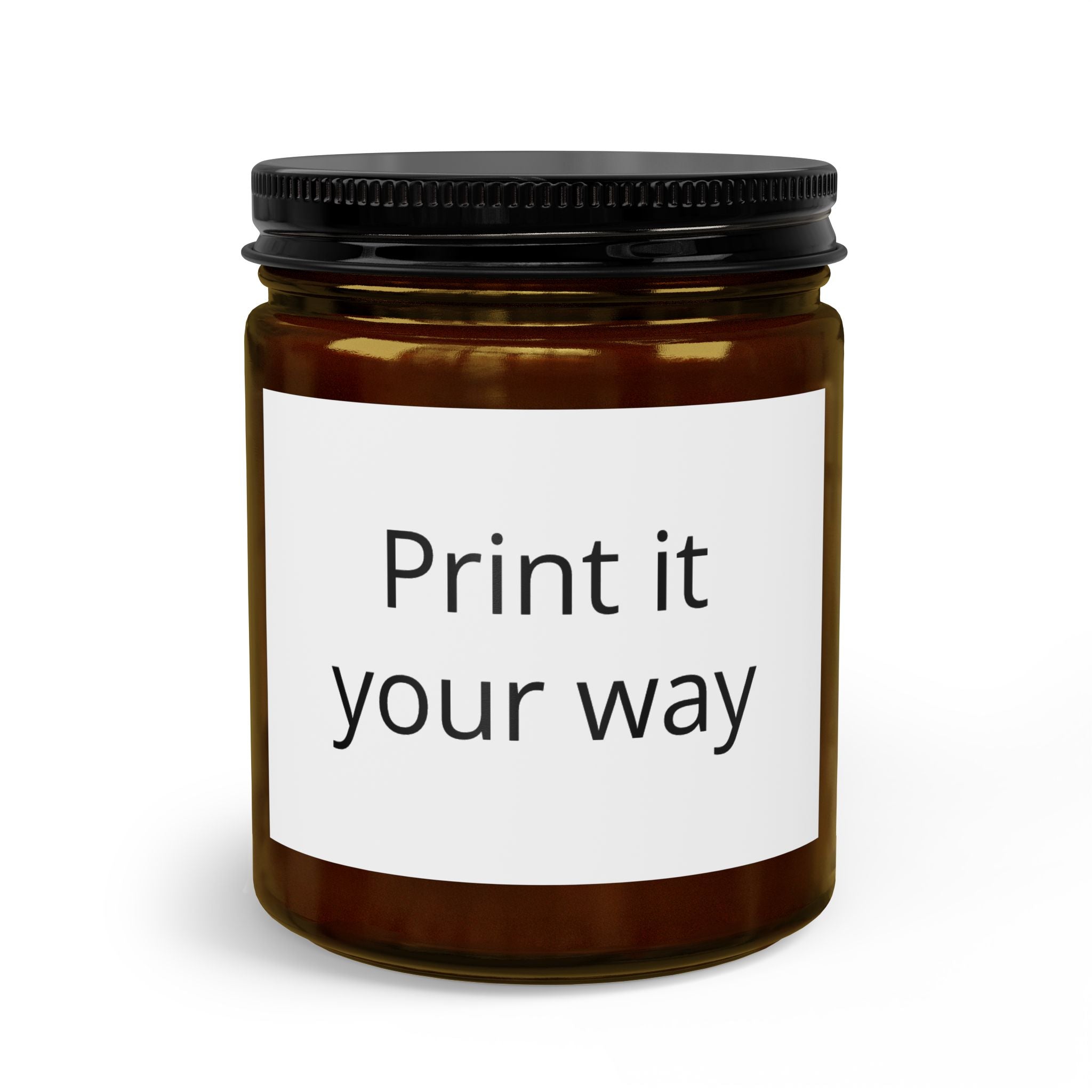 Custom Scented Candle Set with Matches & Wick Trimmer — Personalized Jar Candle Gift