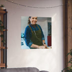 Matte Poster — Female Home Chef Portrait Kitchen Wall Art