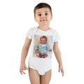 Personalized Baby Onesie® Organic Bodysuit — Custom Photo Print Newborn Gift
