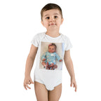 Personalized Baby Onesie® Organic Bodysuit — Custom Photo Print Newborn Gift