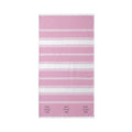 Embroidered Striped Beach Throw — Lightweight Turkish Towel for Pool, Travel & Summer Days