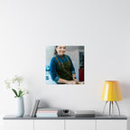 Matte Poster — Female Home Chef Portrait Kitchen Wall Art