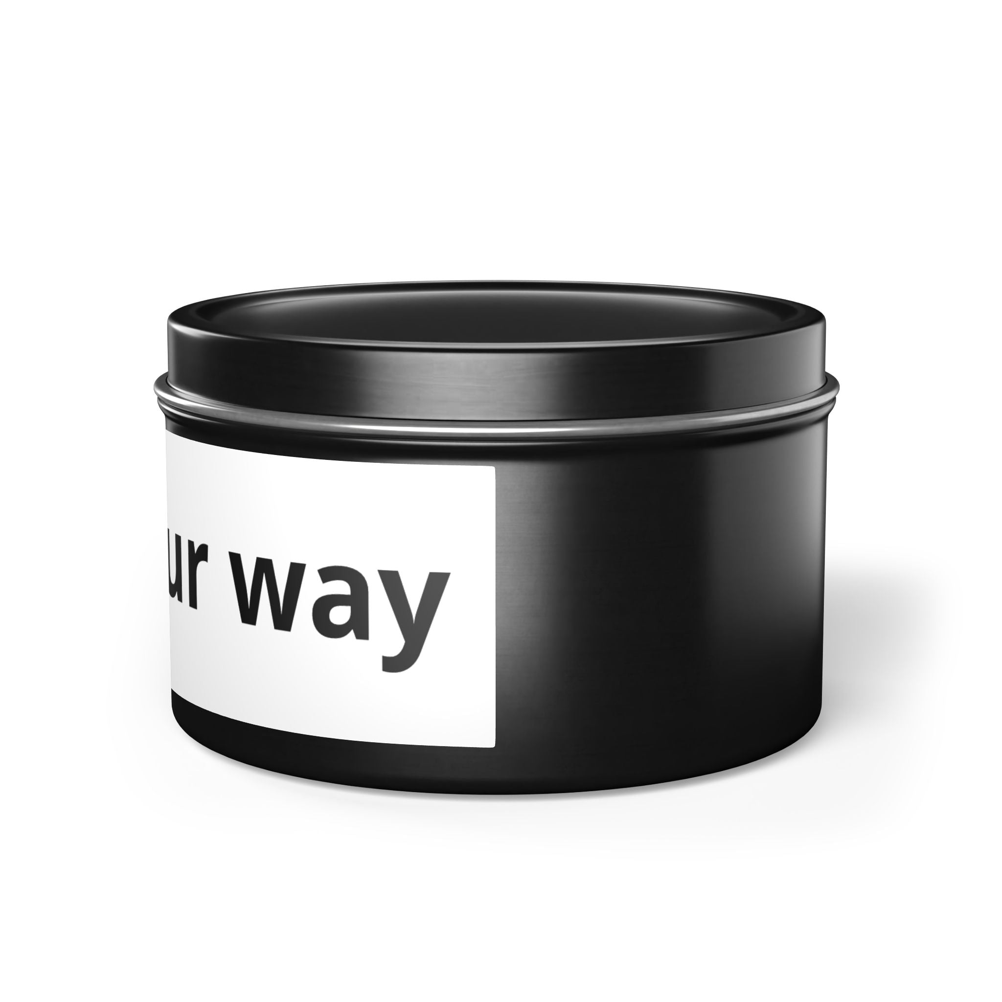 Customizable Tin Candle — 'Print it your way' Personalized Scented Tin