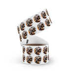 Round Pet Photo Sticker Roll — Custom Cute Cats & Dogs Label Stickers (Round)