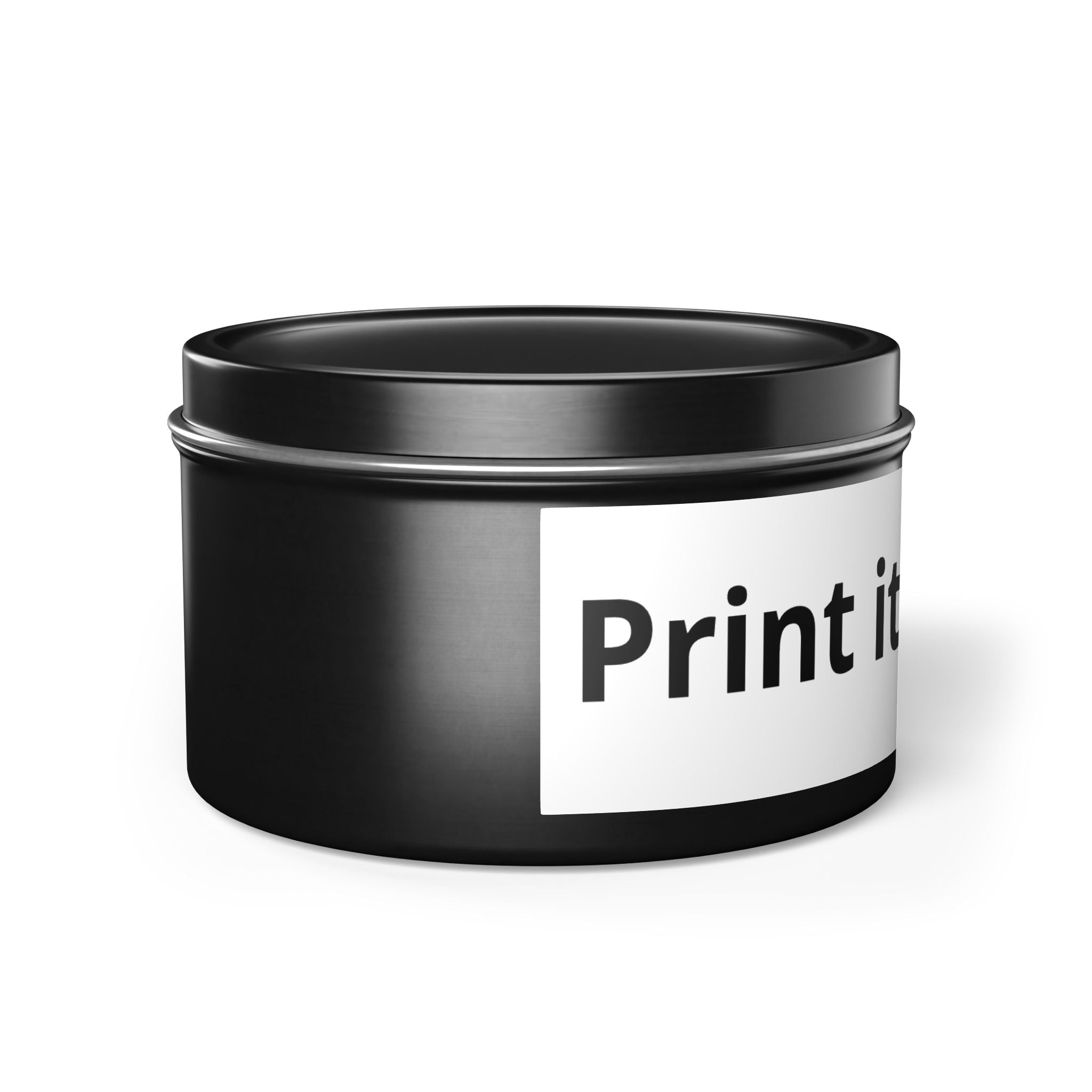 Customizable Tin Candle — 'Print it your way' Personalized Scented Tin