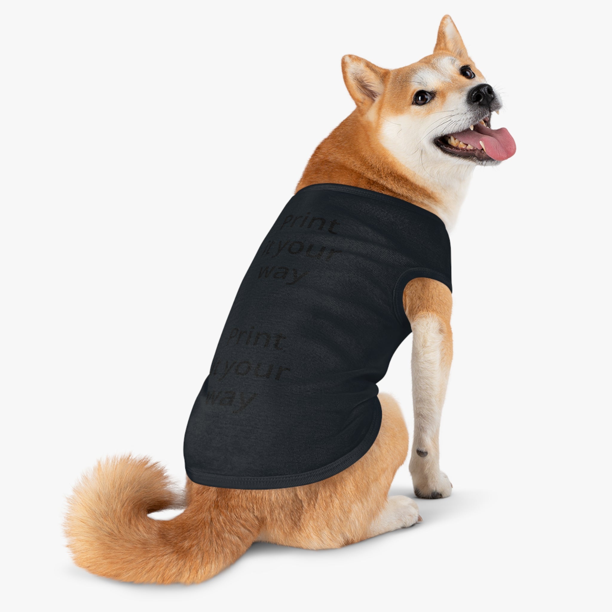 Customizable Pet Tank Top – Lightweight Dog Shirt (Print It Your Way)
