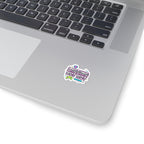 Lagging But Hot Kiss-Cut Sticker | Y2K, bubblegum glitter, cyber gamer