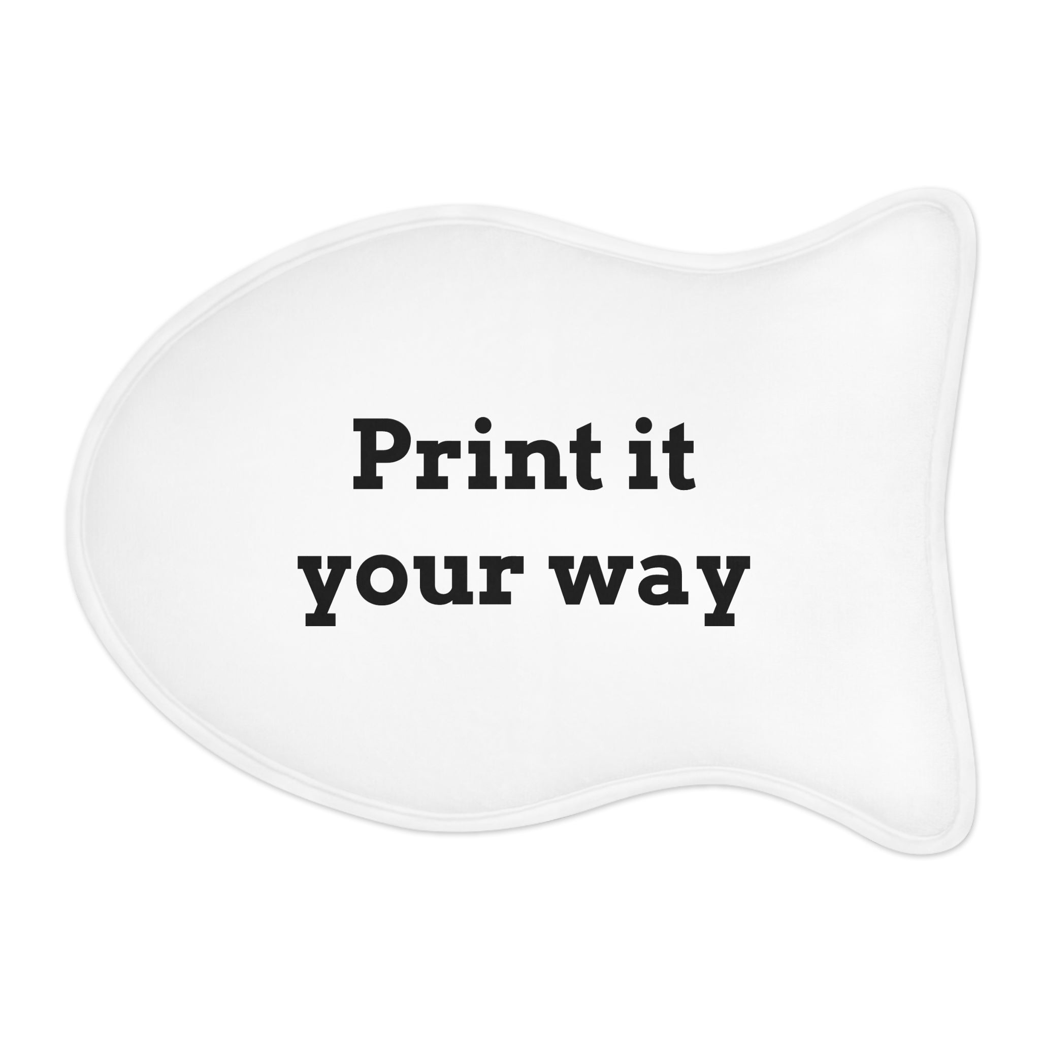 Custom Pet Feeding Mat — Personalized Dog & Cat Bowl Placemat ("Print it your way")