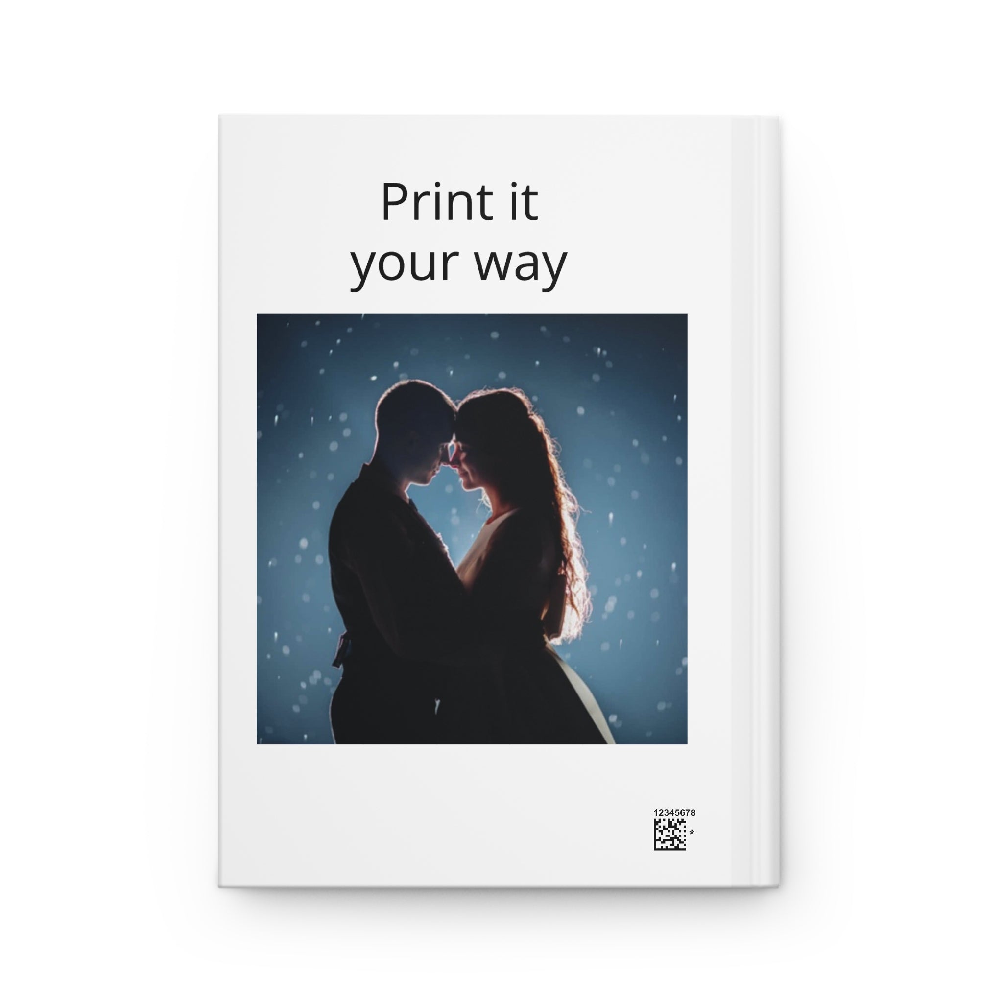 Hardcover Journal — Personalized Photo Matte Hardcover Notebook for Memories & Gifts