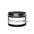 Personalized Tin Candle — Custom Photo & Text Scented Candle Gift