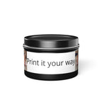 Personalized Tin Candle — Custom Photo & Text Scented Candle Gift