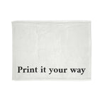 Customizable Soft Polyester Blanket — "Print It Your Way" Personalized Throw