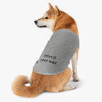 Custom Pet Tank Top - Personalized 'Print It Your Way' Dog Shirt