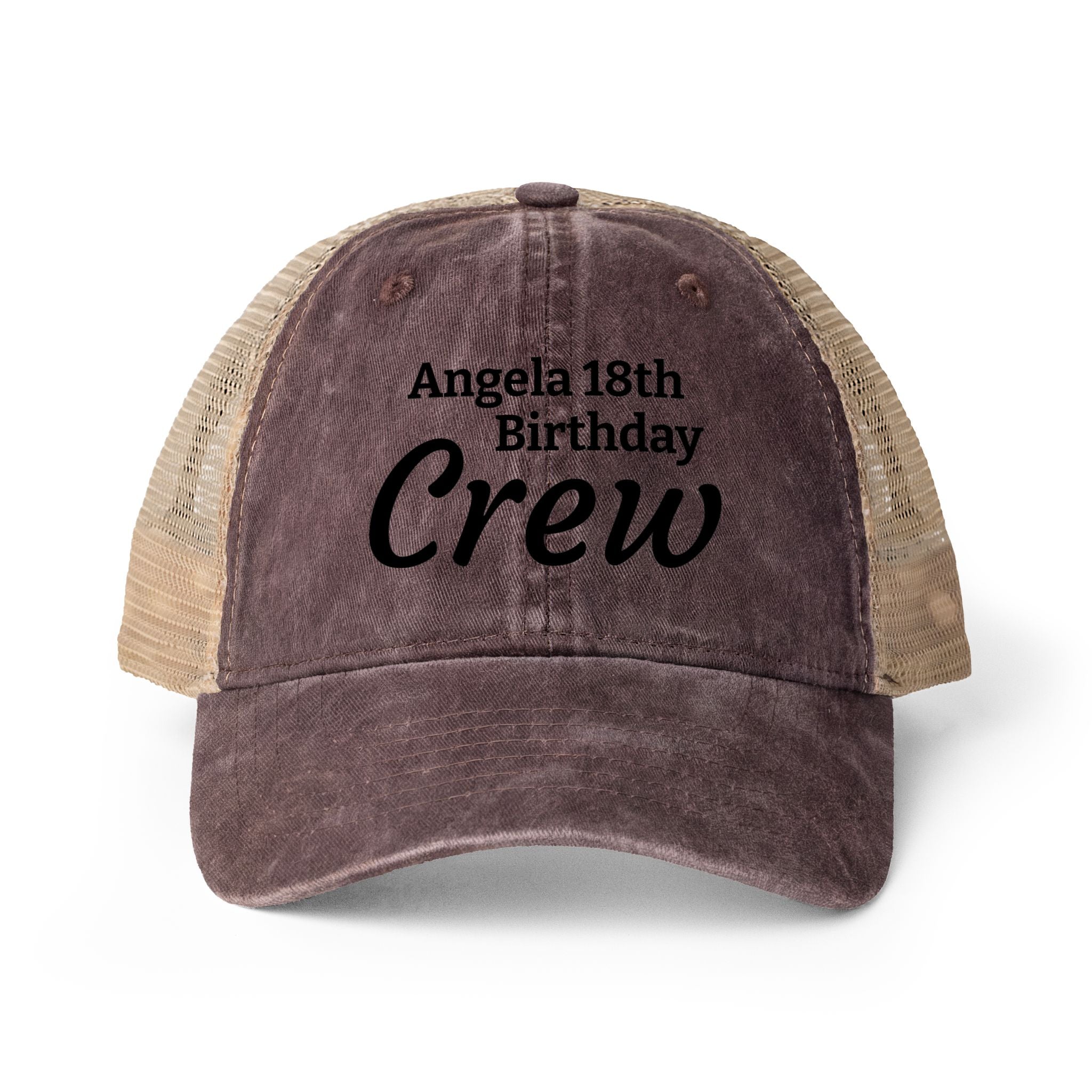 Women's Washed Mesh-Back Cap