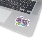 Lagging But Hot Kiss-Cut Sticker | Y2K, bubblegum glitter, cyber gamer