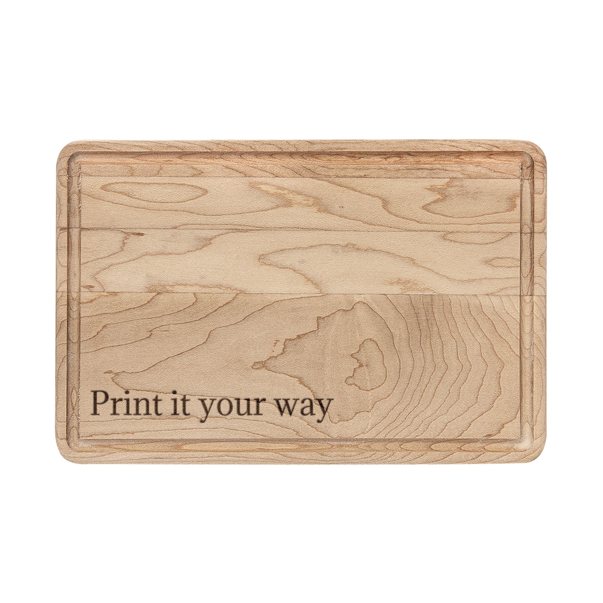 Personalized Engraved Wooden Cutting Board — Custom Kitchen Serving & Chopping Board