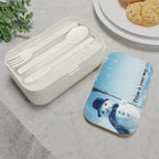 Snowman Bento Lunch Box — Winter Holiday Kids Lunchbox with 'Print it your way' Design