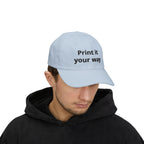 Embroidered "Print It Your Way" Classic Dad Cap