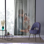 Window Curtain – Custom Photo Family Portrait Sheer Curtain ("Print it your way")